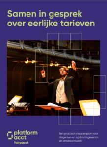 Gespreksleidraad ‘Samen in gesprek over eerlijke tarieven van dirigenten’